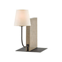 Currey & Company 6555 Oldknow Bookcase Lamp in Polished Concrete/Aged Steel 1