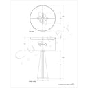 Currey & Company 6557 Lamont Table Lamp in Clear/Brass 4