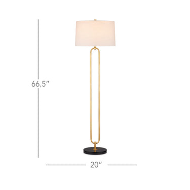 Currey & Company 66.5" Glossary Floor Lamp 4