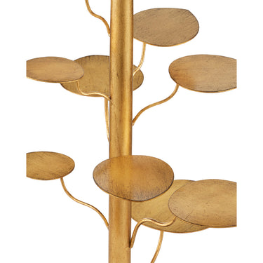 Currey & Company 66.75" Vittoria Money Tree Floor Lamp 1