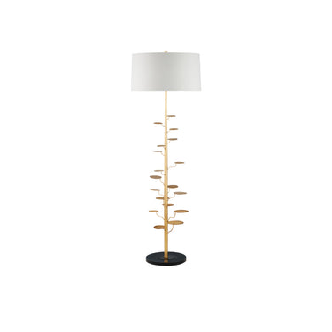 Currey & Company 66.75" Vittoria Money Tree Floor Lamp 4