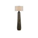 Currey & Company 66" Brigadier Hammered Black Floor Lamp 