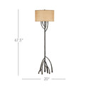Currey & Company 67.5" Mangrove Bronze Floor Lamp 6