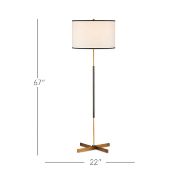Currey & Company 67" Willoughby Floor Lamp 6