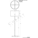 Currey & Company 67" Willoughby Floor Lamp 7