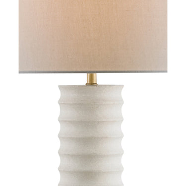 Currey & Company 6761 Snowdrop Table Lamp in Natural 2