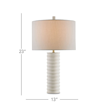 Currey & Company 6761 Snowdrop Table Lamp in Natural 3
