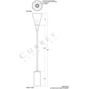 Currey & Company 68" Martini Torchiere Floor Lamp 4