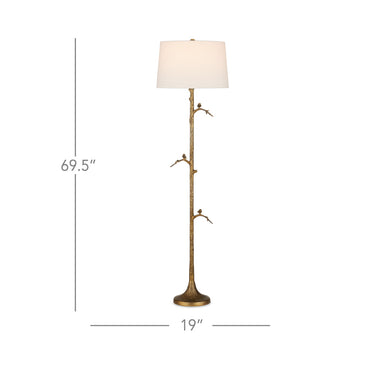 Currey & Company 69.5" Piaf Floor Lamp 5