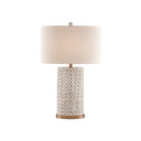 Currey & Company 6925 Bellemeade Table Lamp in Ivory/Antique Brass 1