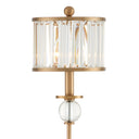 Currey & Company 6986 Parfait Table Lamp in Clear/Antique Brass 2