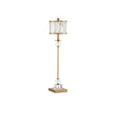 Currey & Company 6986 Parfait Table Lamp in Clear/Antique Brass 4