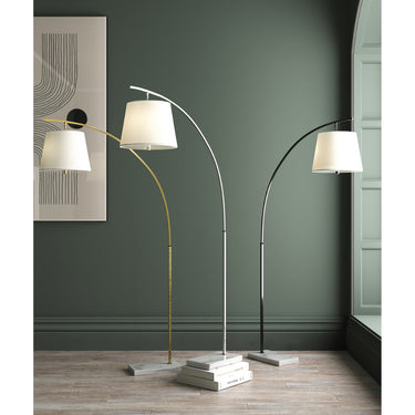 Currey & Company 70" Cloister Arc Floor Lamp 11