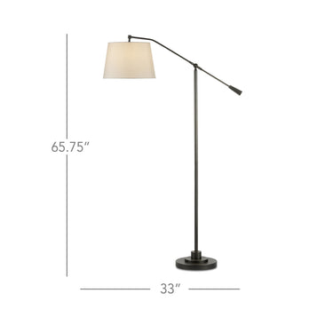 Currey & Company 8000-0-C1 Maxstoke 1 Light Floor Lamp 5