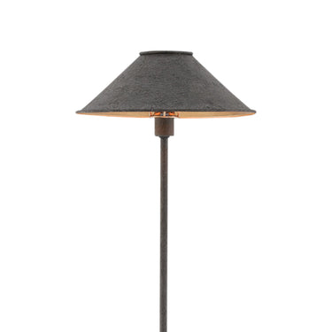 Currey & Company 8000-0016 Fudo Floor Lamp in Mole Black/Contemporary Gold Leaf/Polished Concrete 2