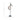 Currey & Company 8000-0018 Bulat 2 Light Floor Lamp in Antique Black/White Opaque - Crescent Harbor