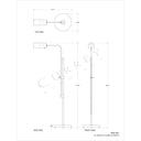 Currey & Company 8000-0021 Hearst Floor Lamp in Oil Rubbed Bronze/Antique Brass 3