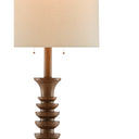 Currey & Company 8000-0034 Malayan 2 Light Floor Lamp in Natural 2
