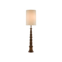 Currey & Company 8000-0034 Malayan 2 Light Floor Lamp in Natural 1