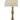 Currey & Company 8000-0039 Bourgeon 1 Light Floor Lamp in Natural/Dark Contemporary Gold Leaf - Crescent Harbor