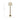 Currey & Company 8000-0039 Bourgeon 1 Light Floor Lamp in Natural/Dark Contemporary Gold Leaf - Crescent Harbor