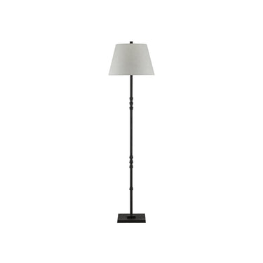 Currey & Company 8000-0049 Lohn 1 Light Floor Lamp in Mole Black 3