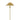 Currey & Company 8000-0050 Maarla 1 Light Floor Lamp in Polished Brass 2