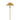 Currey & Company 8000-0050 Maarla 1 Light Floor Lamp in Polished Brass - Crescent Harbor
