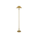Currey & Company 8000-0050 Maarla 1 Light Floor Lamp in Polished Brass 1