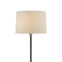 Currey & Company 8000-0073 Keeler 1 Light Floor Lamp in Antique Brass/Black 2
