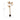 Currey & Company 8000-0075 Tropical Grande 9 Light Floor Lamp in Vintage Brass/Black - Crescent Harbor