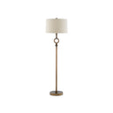 Currey & Company 8000-0077 Germaine Floor Lamp in Antique Brass 4
