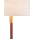 Currey & Company 8000-0081 Bravo 1 Light Floor Lamp in Gray Salt/Antique Brass 2