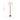 Currey & Company 8000-0081 Bravo 1 Light Floor Lamp in Gray Salt/Antique Brass - Crescent Harbor