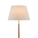 Currey & Company 8000-0087 Circus 1 Light Floor Lamp in Natural/Wood/Brushed Brass 2