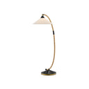 Currey & Company 8000-0088 Lisbon 1 Light Floor Lamp in Natural/Rattan/New Brass/Satin Black 3