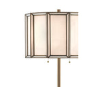 Currey & Company 8000-0090 Daze Floor Lamp in Antique Brass/White 2