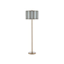 Currey & Company 8000-0090 Daze Floor Lamp in Antique Brass/White 3