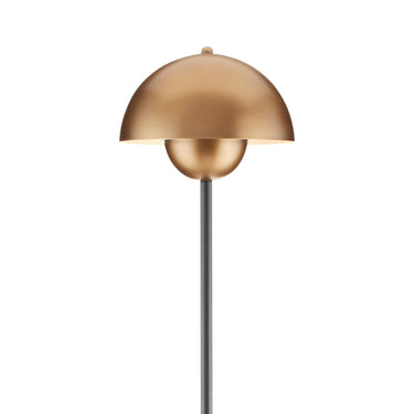 Currey & Company 8000-0095 La Rue 1 Light Floor Lamp in Brushed Brass/Black 2
