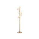 Currey & Company 8000-0097 Farnsworth 6 Light Floor Lamp in Brass 3