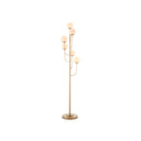 Currey & Company 8000-0097 Farnsworth 6 Light Floor Lamp in Brass 1