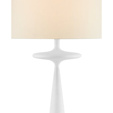 Currey & Company 8000-0104 Giacomo 1 Light Floor Lamp in Gesso White 2