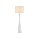 Currey & Company 8000-0104 Giacomo 1 Light Floor Lamp in Gesso White 1