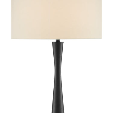 Currey & Company 8000-0105 Montenegro 1 Light Floor Lamp in Matte Black 2
