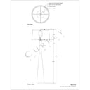 Currey & Company 8000-0105 Montenegro 1 Light Floor Lamp in Matte Black 6