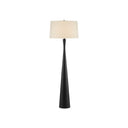 Currey & Company 8000-0105 Montenegro 1 Light Floor Lamp in Matte Black 1