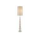 Currey & Company 8000-0112 Malayan 2 Light Floor Lamp in Whitewash 1
