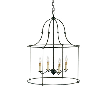 Currey & Company 9-C Fitzjames 4 Light Lantern in Mayfair 1