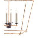 Currey & Company 9000-0-C1 Denison Rattan 4 Light Lantern in Mole Black/Natural Rattan 7