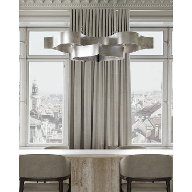 Currey & Company 9000-0-C12 Grand Lotus Oval 6 Light Chandelier 11